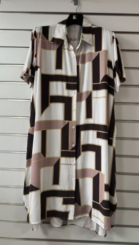 No Brand 8329CL white-black (лето) платье женские