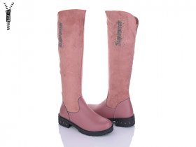 Lilin ALR03-8A pink (зима) чоботи дитячі