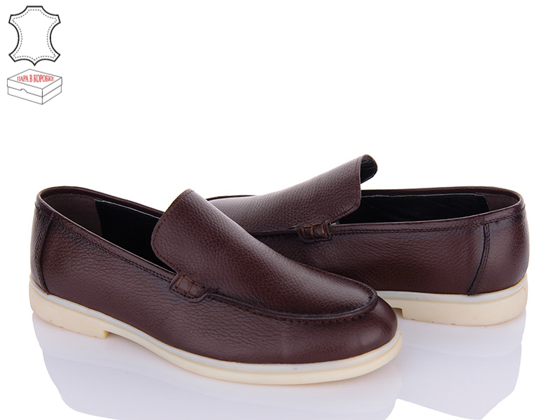 Loro Piana 11-3 brown (деми) туфли мужские