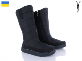 Lika Lika J3 чорний (зима) чоботи жіночі