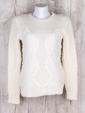No Brand 341 white (зима) светр жіночі
