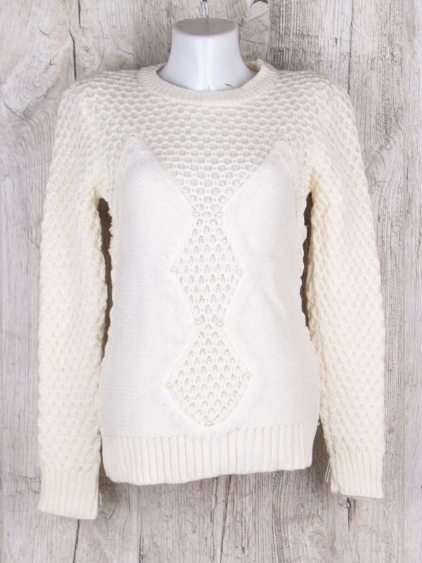 No Brand 341 white (зима) свитер женские
