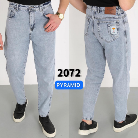 No Brand 2072 l.grey (деми) джинсы мужские