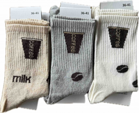 No Brand Coffee mix (демі) шкарпетки жіночі