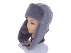 No Brand YV019 grey (зима) шапка женские