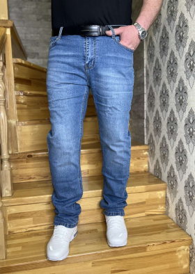 No Brand 001-5 blue (деми) джинсы мужские