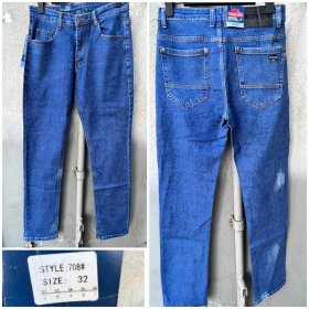 No Brand 708 blue (деми) джинсы мужские