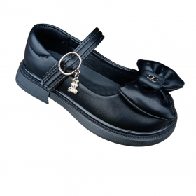 Clibee LV-710 black (лето) туфли детские