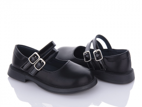 Clibee DC201 black (деми) туфли детские