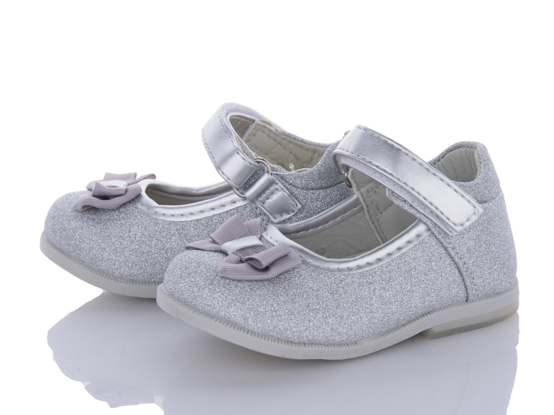 Clibee D100 silver (демі) туфлі дитячі