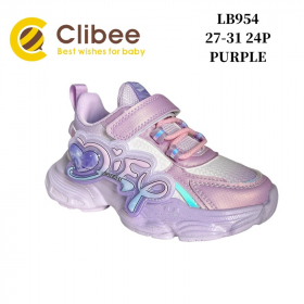 Clibee Ber-LB954 purple (демі) кросівки дитячі
