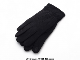 No Brand B010 black (зима) перчатки мужские