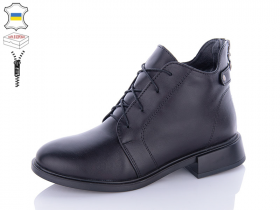 No Brand 907 черний (зима) черевики жіночі