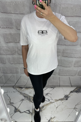 No Brand 5003 white (лето) футболка женские
