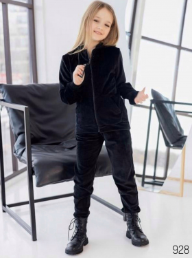 No Brand M928 black (деми) костюм спорт детские
