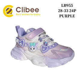 Clibee Ber-LB955 purple (демі) кросівки дитячі