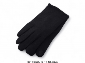 No Brand B011 black (зима) рукавички чоловічі
