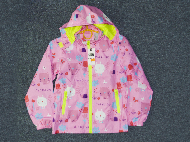 No Brand Cyr18 pink (демі) куртка дитяча