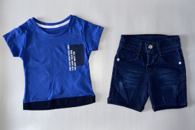 No Brand 9413 blue (літо) костюм дитячі