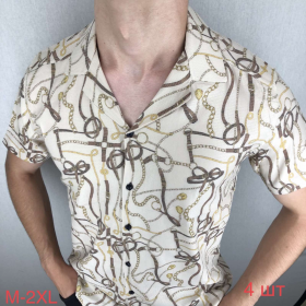 No Brand R200 beige (лето) рубашка мужские