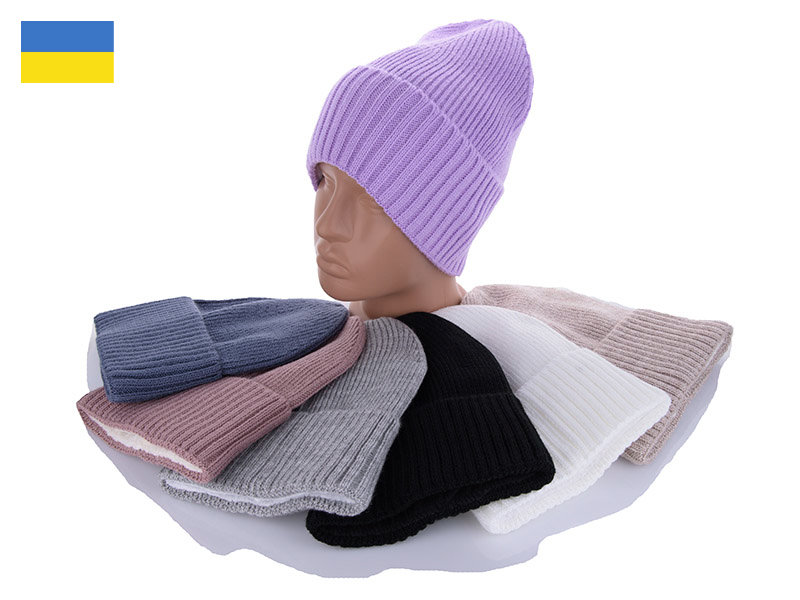 No Brand Шапка 01 жіноча фліс mix (зима) шапка женские