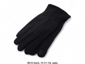 No Brand B012 black (зима) рукавички чоловічі