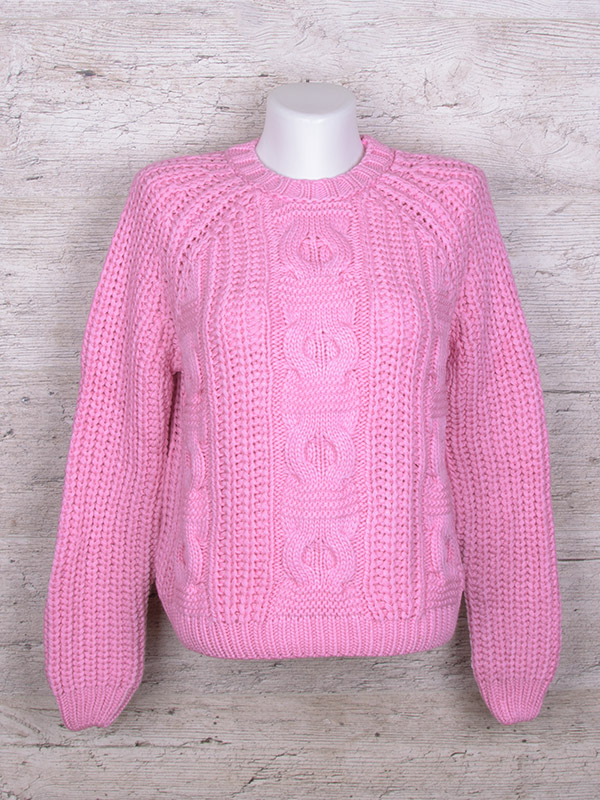 No Brand 4015 pink (зима) светр жіночі