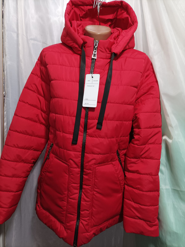 No Brand K002 red батал (деми) куртка женские