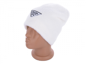 No Brand AS8-37 white (зима) шапка женские