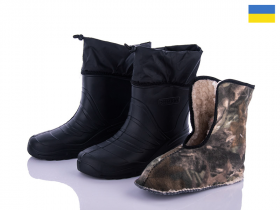 Ds DS ГП15 черный с чулком мех (зима) ботинки мужские