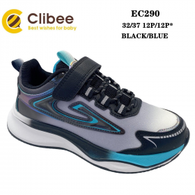 Clibee Apa-EC290 black-blue (деми) кроссовки детские