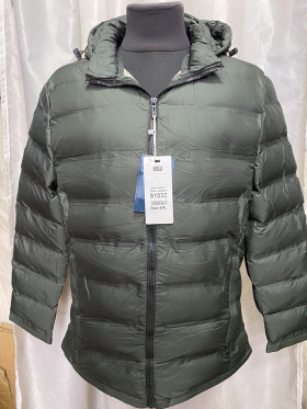 No Brand 91032B green (деми) куртка мужские