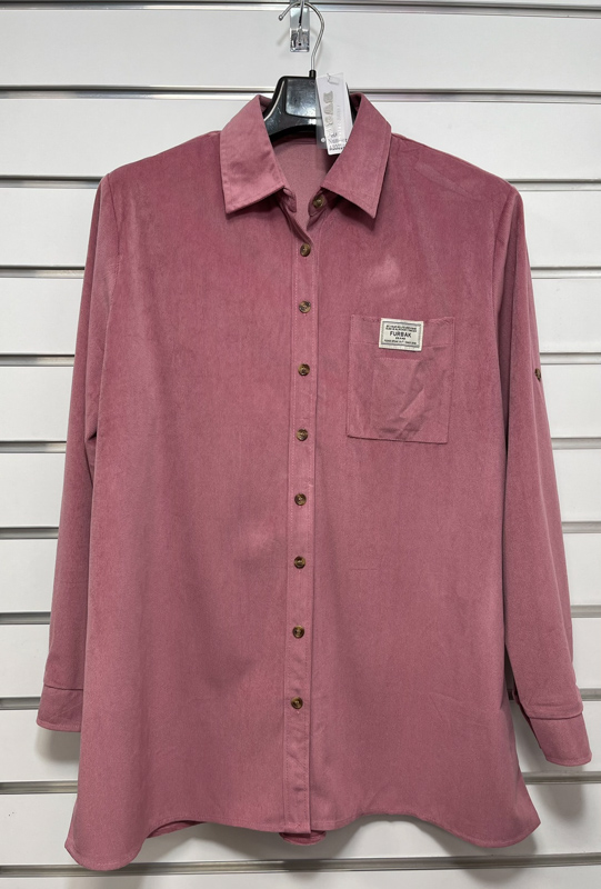 Base A8001C pink батал (демі) сорочка жіночі