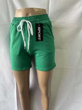 No Brand MH462 green (лето) шорты женские