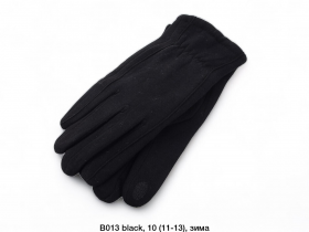 No Brand B013 black (зима) рукавички чоловічі
