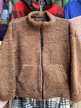 No Brand 0078 brown (зима) куртка женские