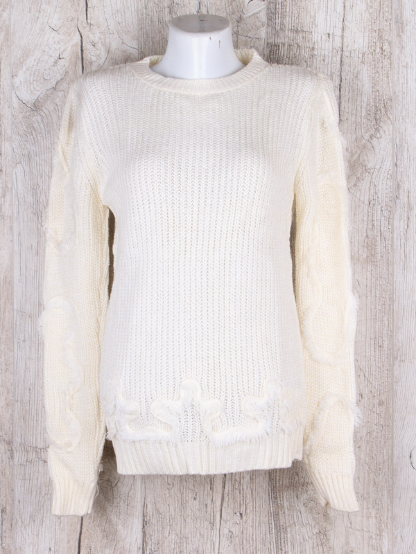 No Brand 346 white (зима) свитер женские