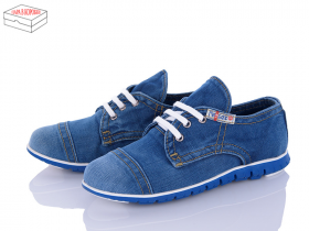 Ersax 551 синій (демі) жіночі туфлі