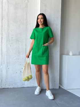 No Brand 040 green (лето) платье женские