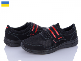 Kindzer Kindzer LS363 чорний (літо) кросівки чоловічі