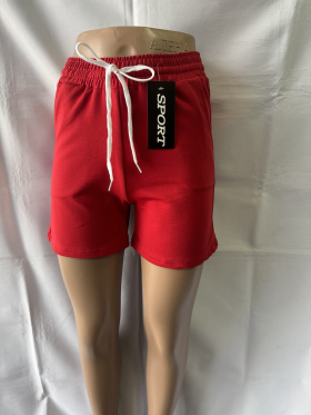 No Brand MH463 red (лето) шорты женские