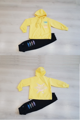 No Brand 3635 yellow (деми) костюм спорт детские