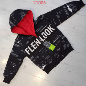 No Brand 21006 black (деми) куртка детские