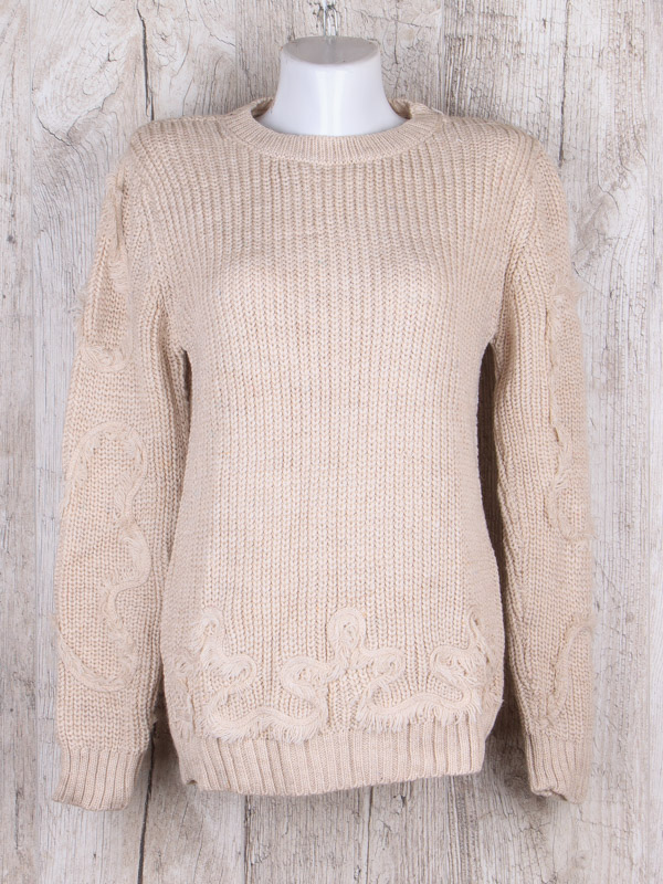 No Brand 347 beige (зима) свитер женские