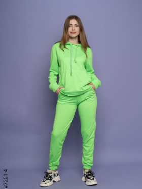 No Brand 7201-4 green (деми) костюм спорт женские