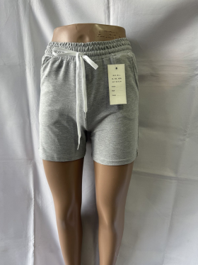 No Brand MH464 grey (лето) шорты женские