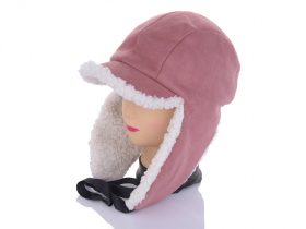 No Brand YV027 pink (зима) шапка жіночі
