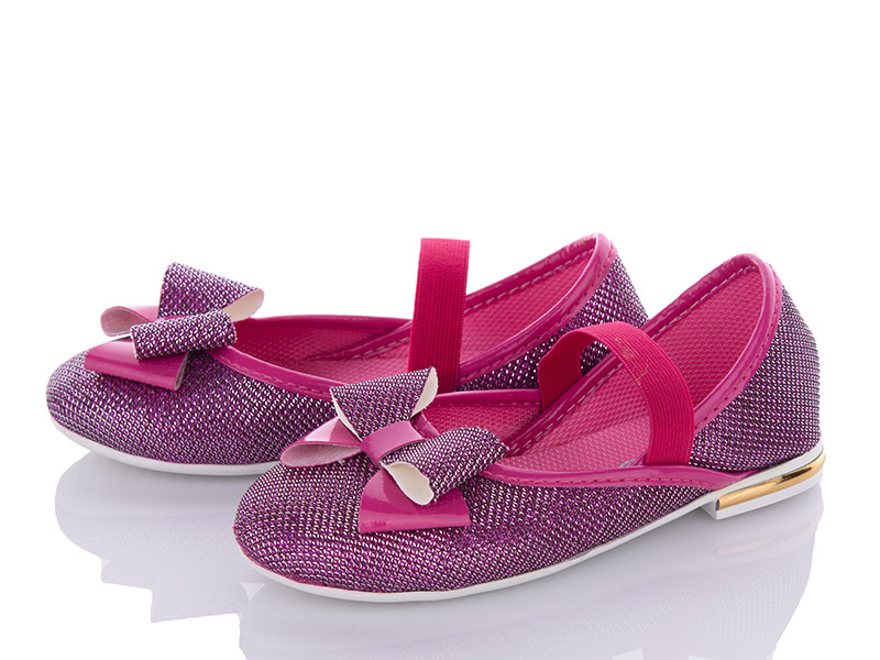 Poppy D01 pink (демі) туфлі дитячі