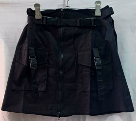 No Brand B040 black (лето) юбка женские