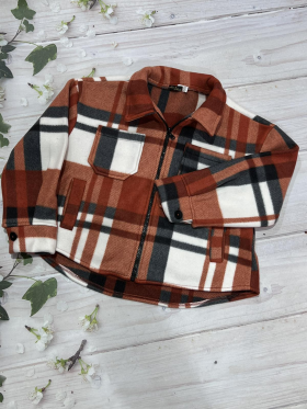 No Brand 984 brown (зима) рубашка детские